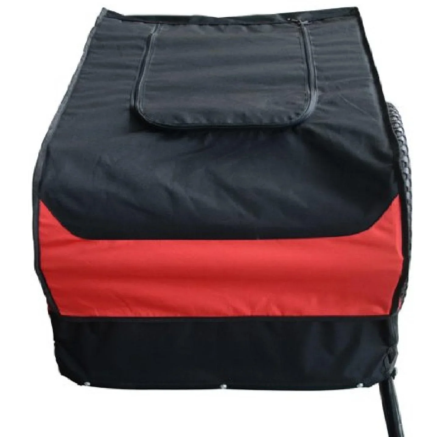 Fahrradanhänger Lastenanhänger Rot/Schwarz - 1