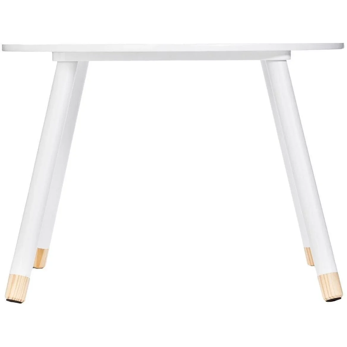 Kindertisch Rund - weiß - 60x60x43 cm - 1