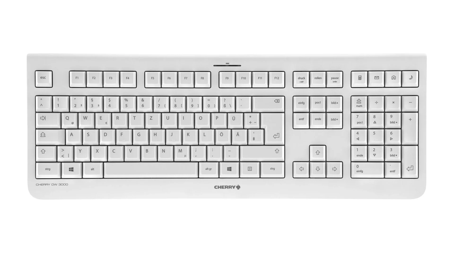 Kabelloses Tastatur-Maus-Set DW 3000 grau - 0