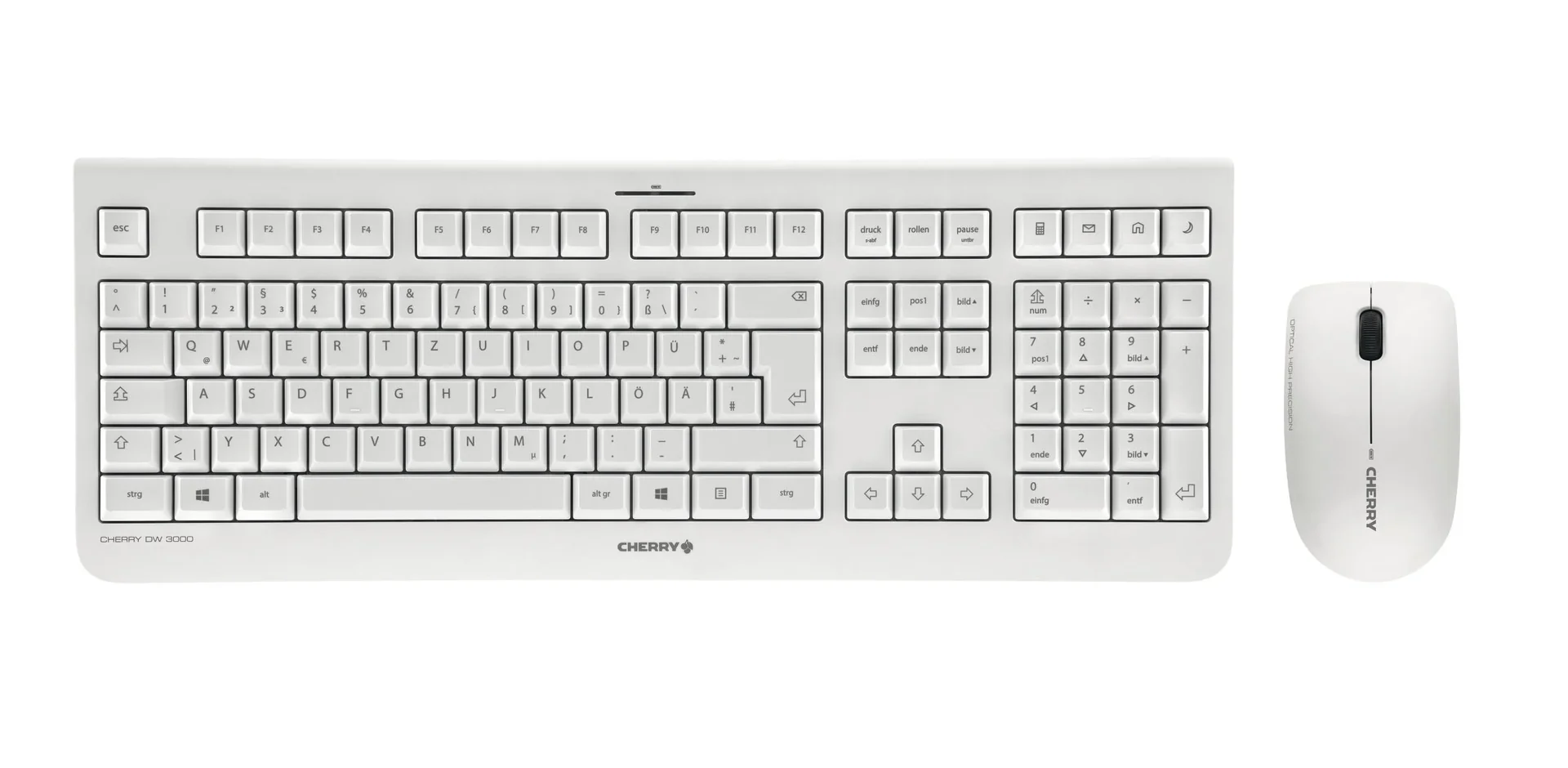 Kabelloses Tastatur-Maus-Set DW 3000 grau - 2
