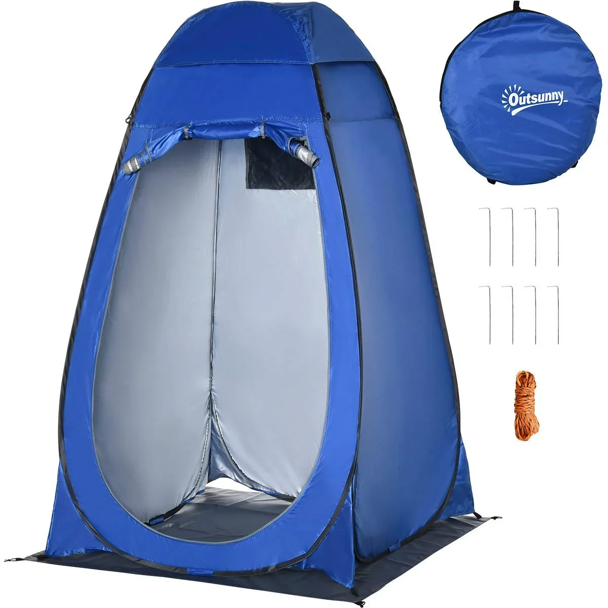 Duschzelt - faltbar - 126 x 124 x 198 cm - 3