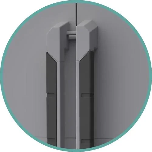 Transforming Kunststoffschrank Modular 2 für den Außen- und Innenbereich - 0