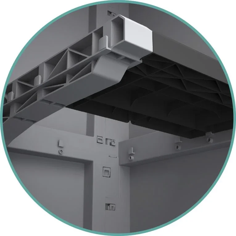 Transforming Kunststoffschrank Modular 2 für den Außen- und Innenbereich - 1