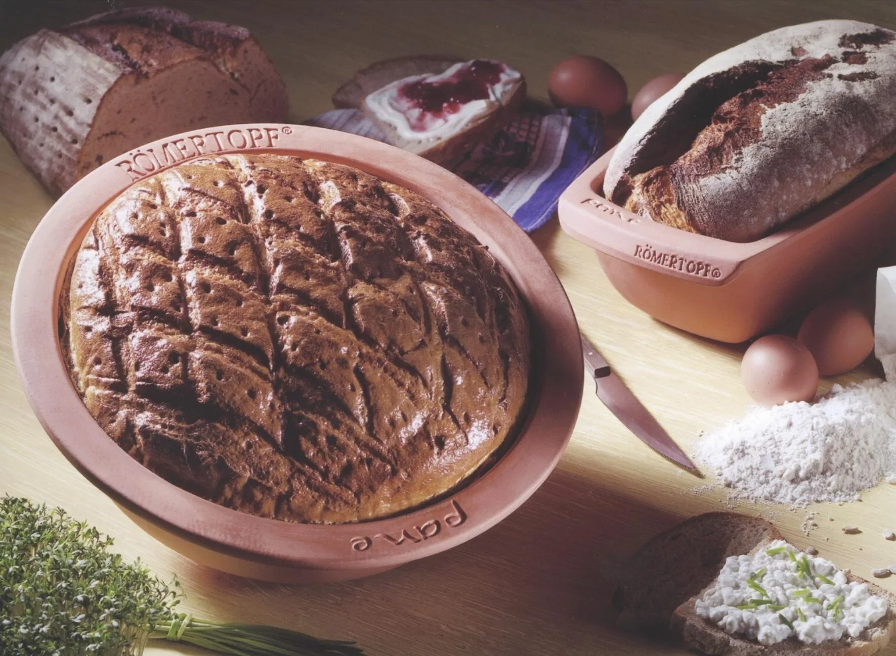 Brotbackform "Pane", rund, 31 x 9,5 cm - 1