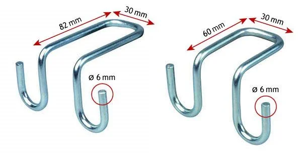 Leiterhaken zur Aufnahme von Eimern und Werkzeug, 2er Set - 0