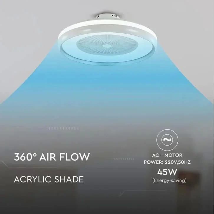 VT-5022 Design-Deckenventilator mit Beleuchtung - CCT - Fernbedienung - 2