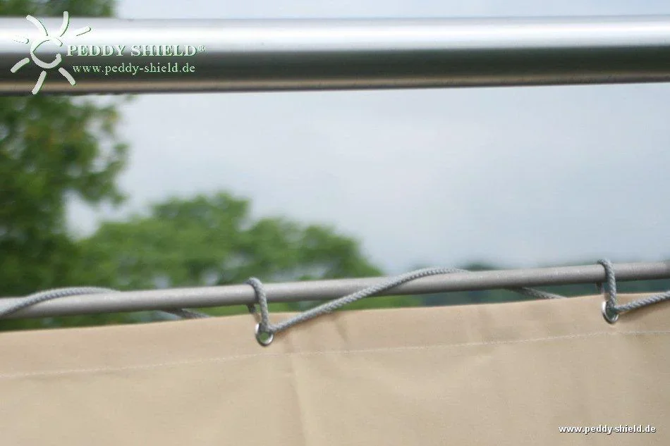 Balkonverkleidung, sisal, 65 x 500 cm - 6