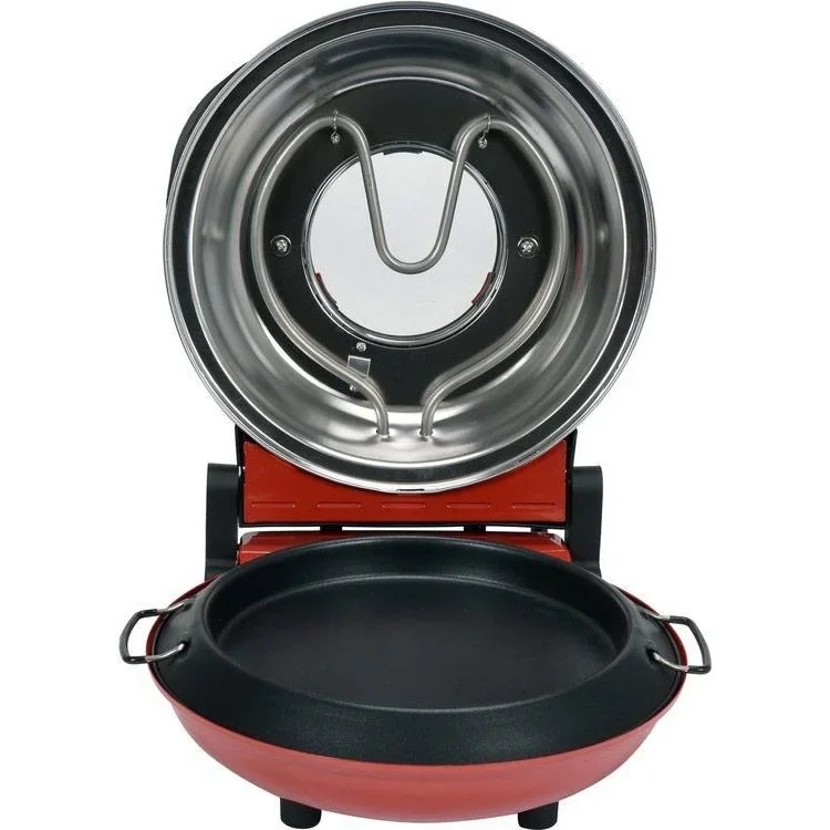 Pizzaofen - 1200W - 400 ºC - 5-stufige Temperaturregelung - 6