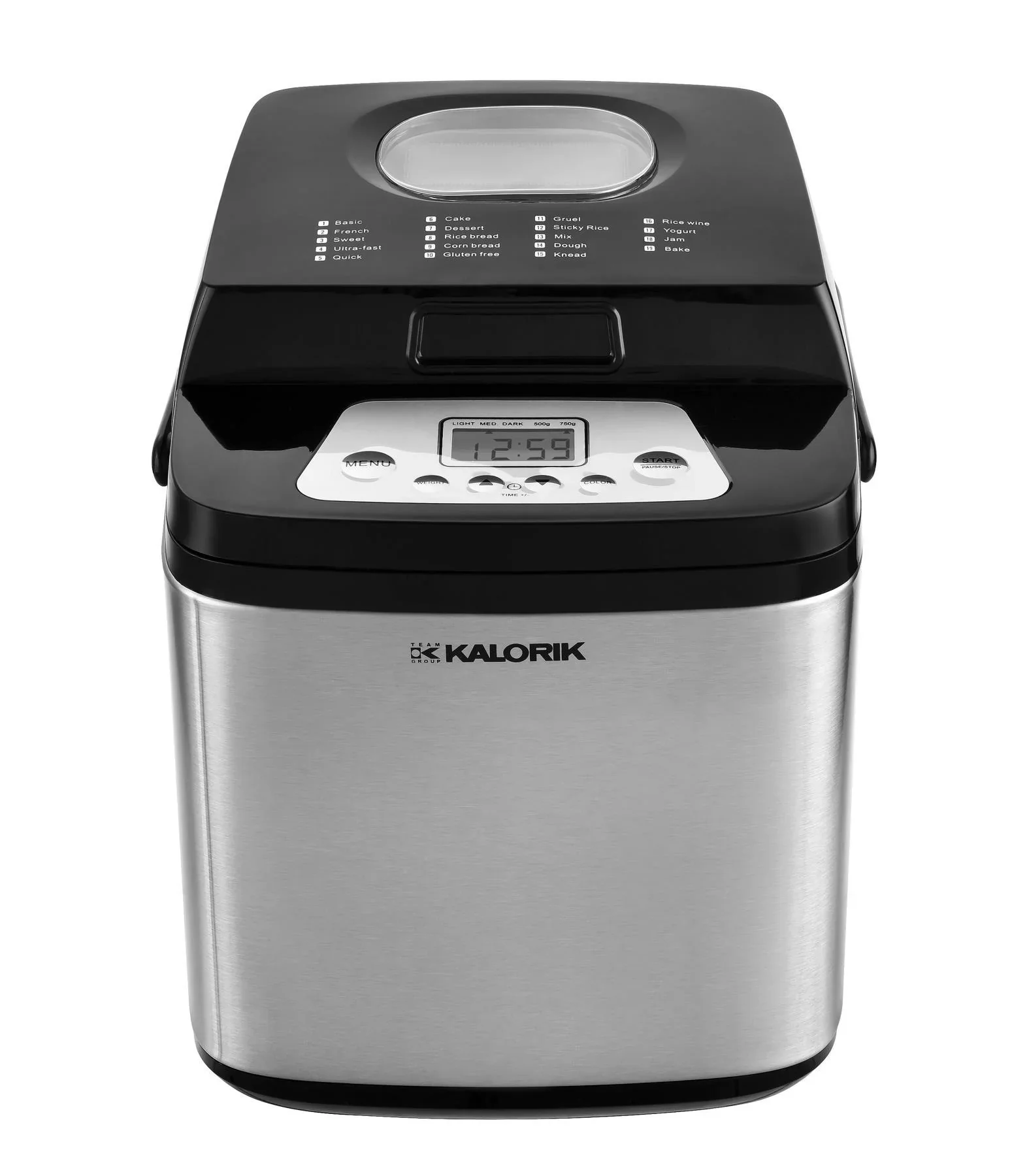 Brotbackautomat, Edelstahl mit 19 Automatikprogrammen - 1