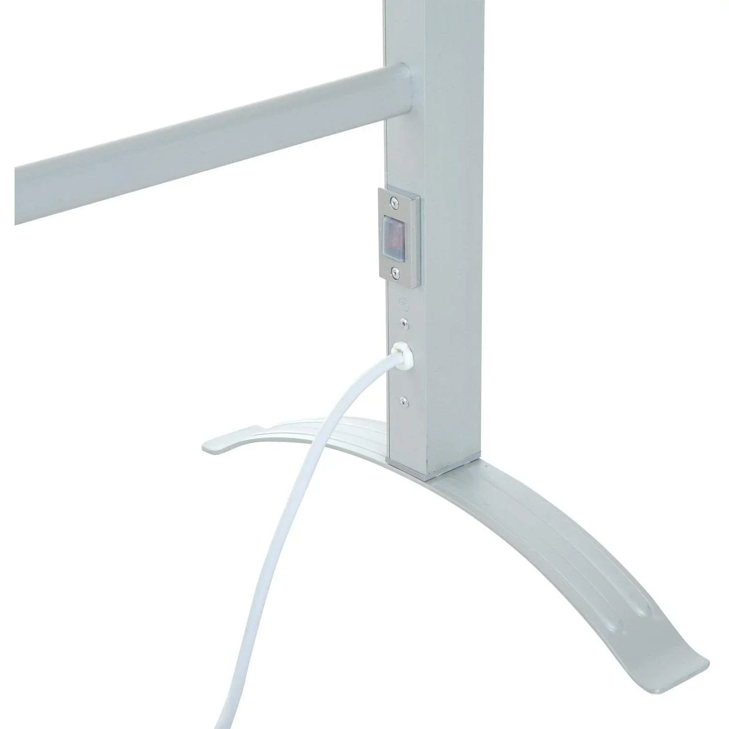 Beheizte Handtuchhalter Handtuchheizkörper 6 Heizstäbe Silber - 2