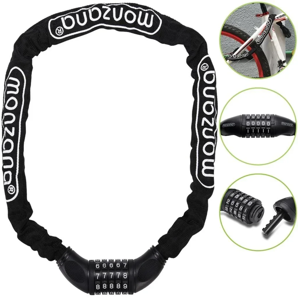 Fahrradschloss 90cm mit Zahlencode - 0