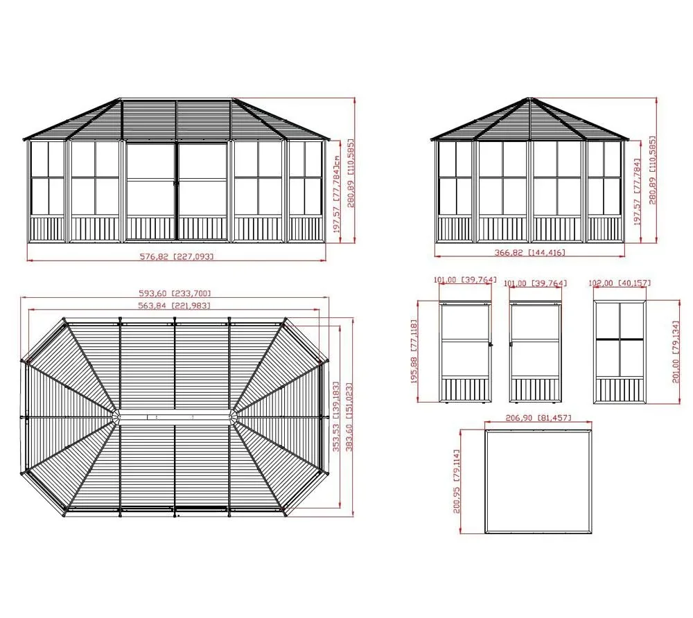 Pavillon Charleston 12 x 18 - 4