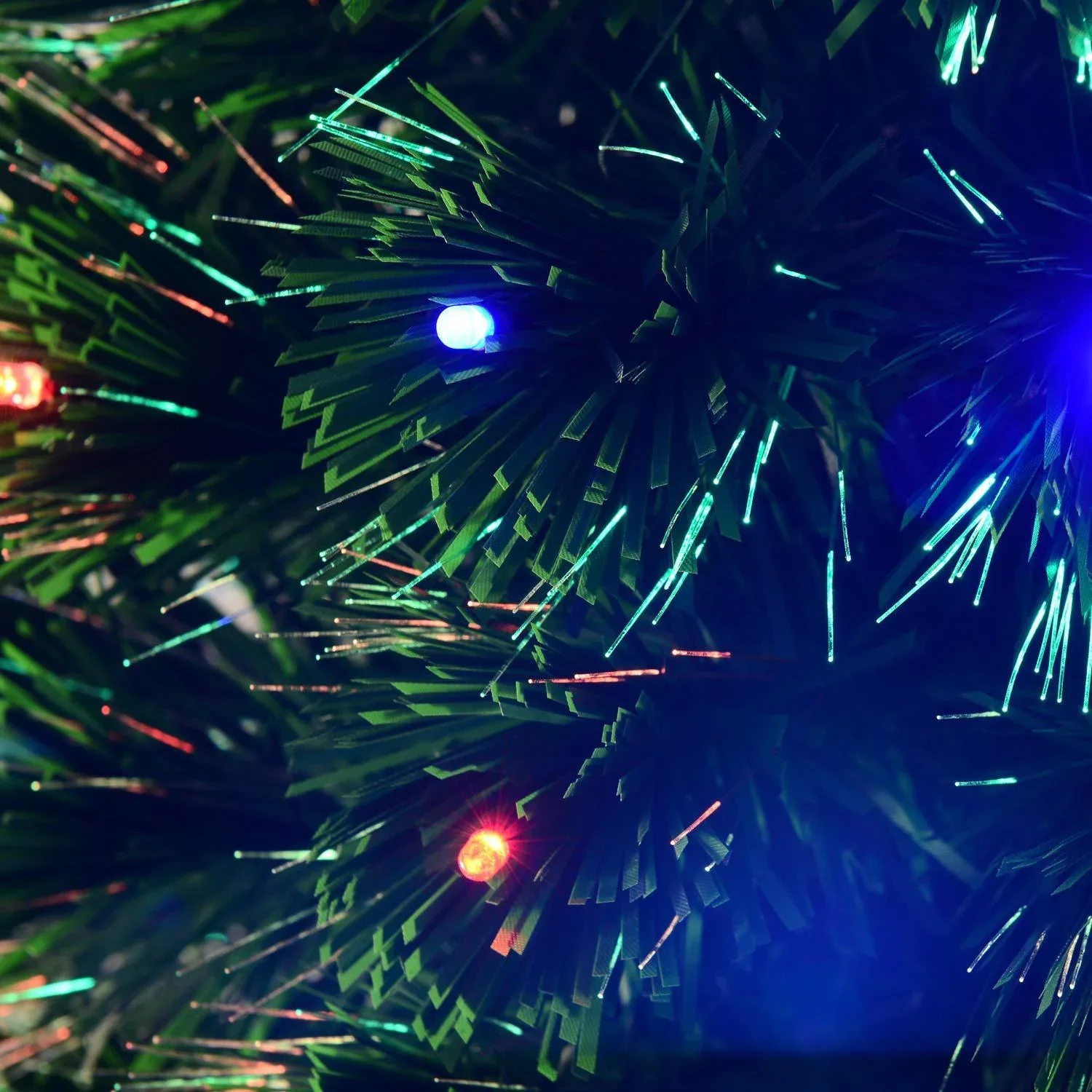Weihnachtsbaum Tannenbaum 90 LEDs Stern Grün 48x90cm - 0