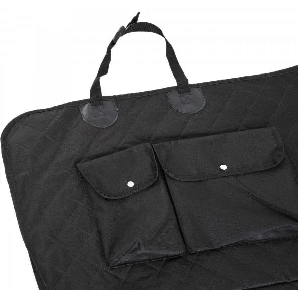 Hundedecke Autodecke Kofferraumdecke 2 Tasche Schwarz - 5