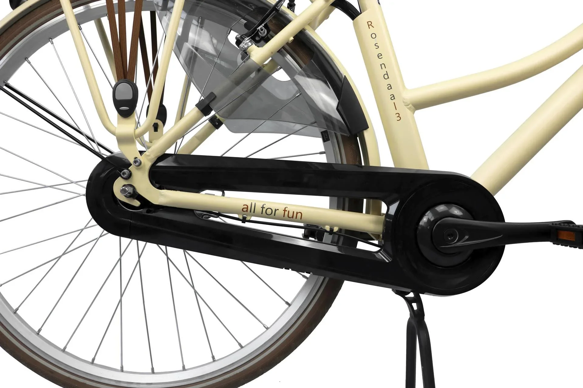 Damen City E-Bike, 28 Zoll, Rahmenhöhe 50 cm, 7-Gang Nabenschaltung, beige Rosendaal 3 Lady, 13Ah - 4