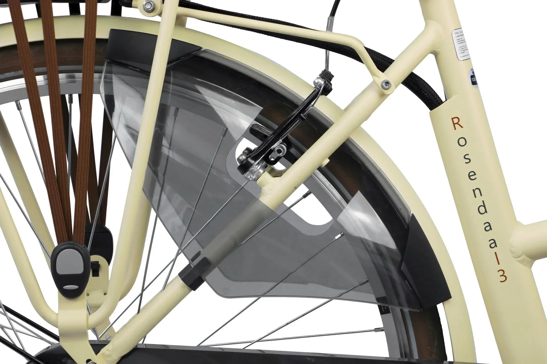 Damen City E-Bike, 28 Zoll, Rahmenhöhe 50 cm, 7-Gang Nabenschaltung, beige Rosendaal 3 Lady, 13Ah - 8