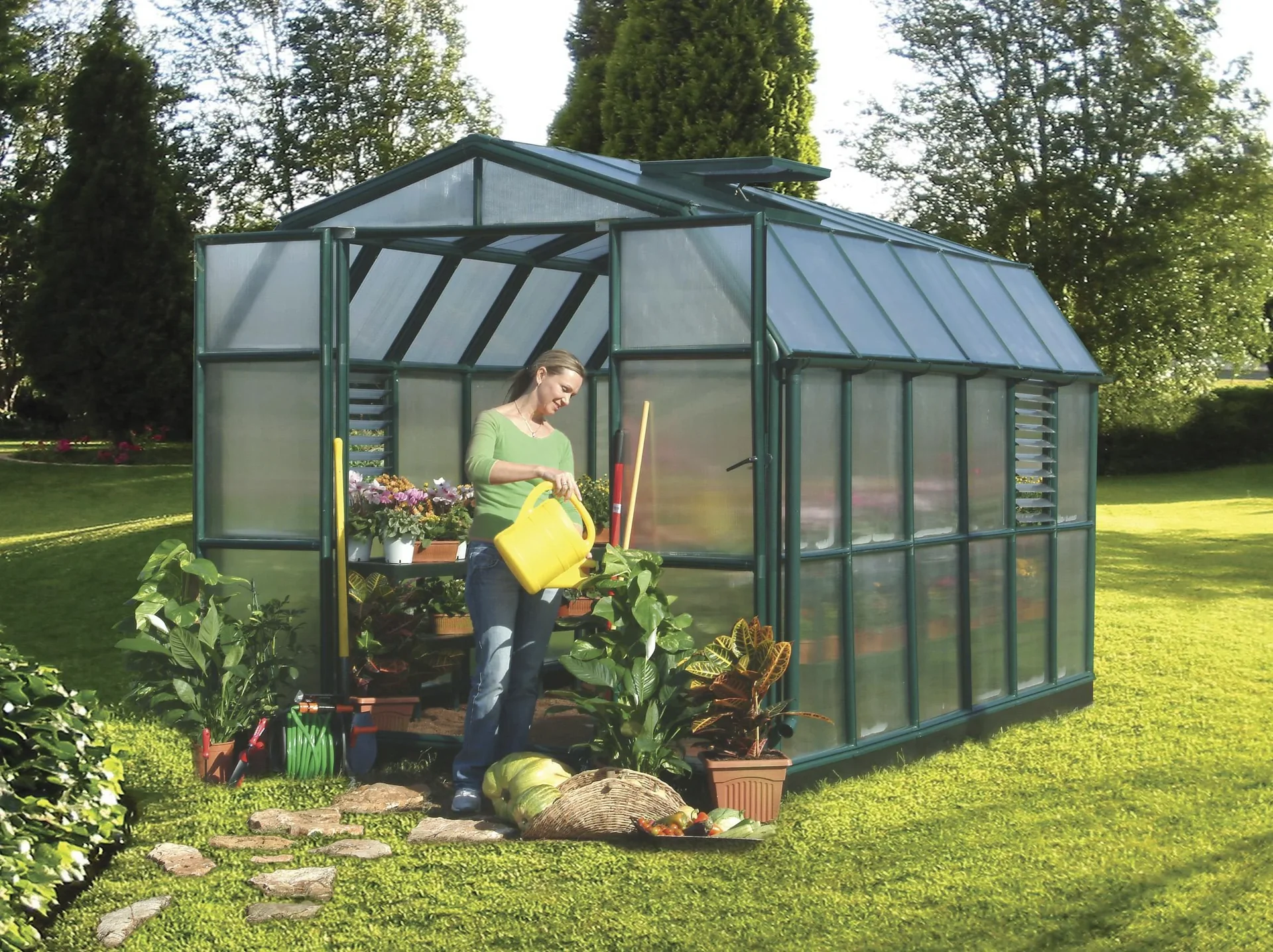 Kunststoff Gewächshaus Prestige 46, 267 x 389 x 238 cm - 1