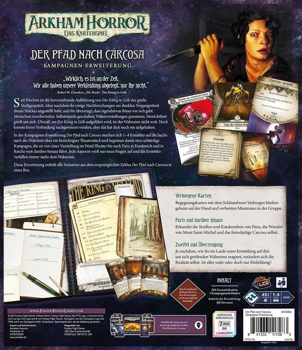 Arkham Horror Das Kartenspiel - Der Pfad nach Carcosa (Kampagnen-Erweiterung) - 0