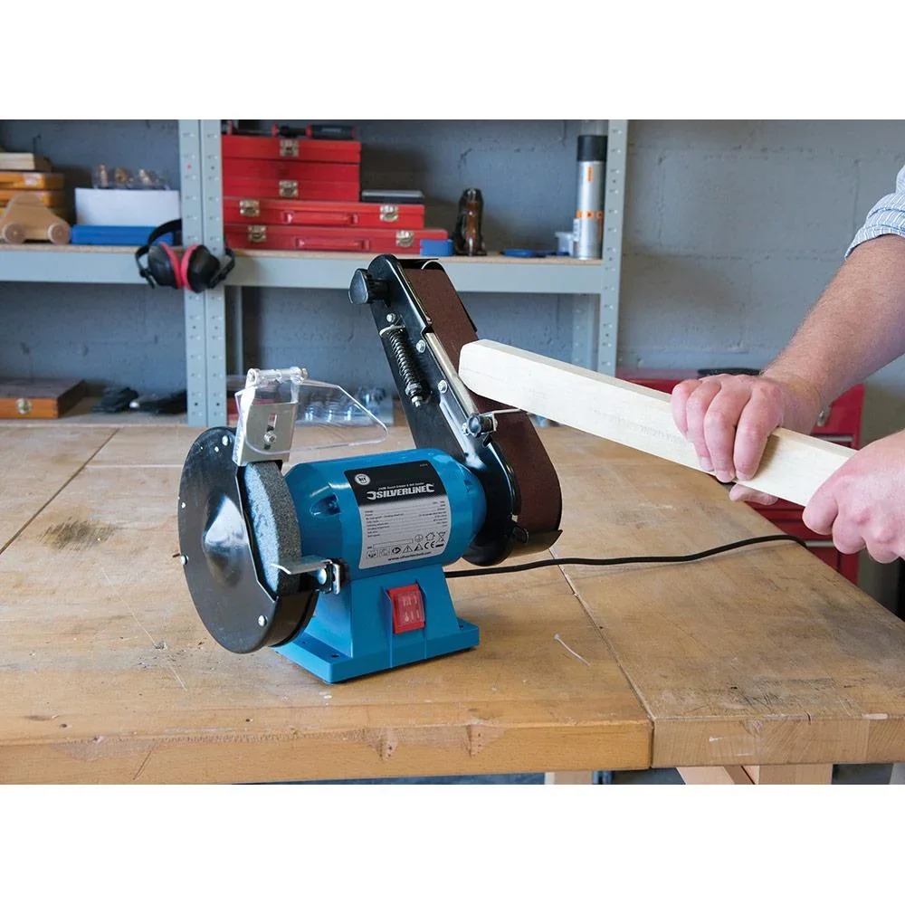 240 W Tischschleifmaschine und Bandschleifer - 1