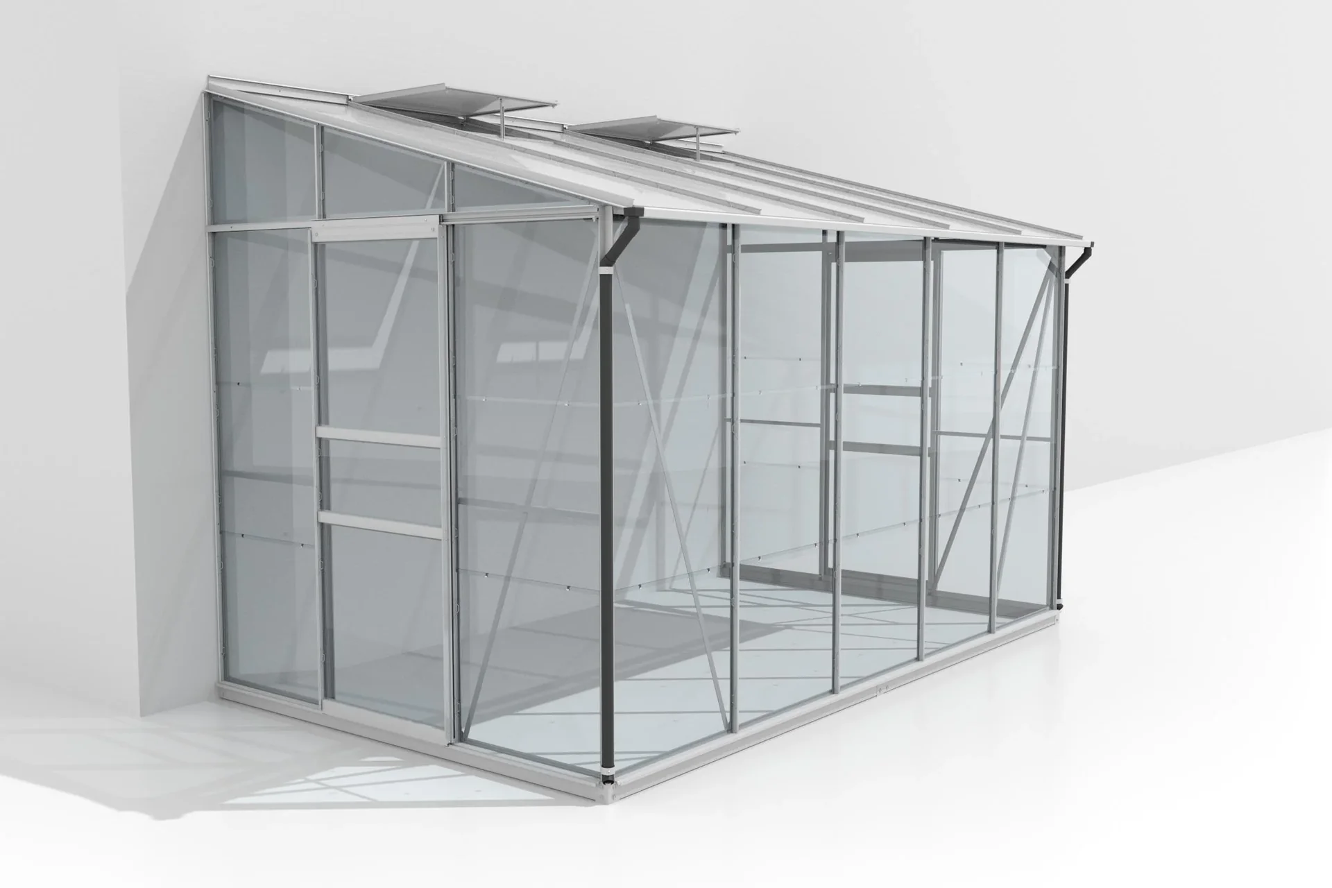 Gewächshaus Osiris 6500 ESG/HKP, Farbe alu - 2