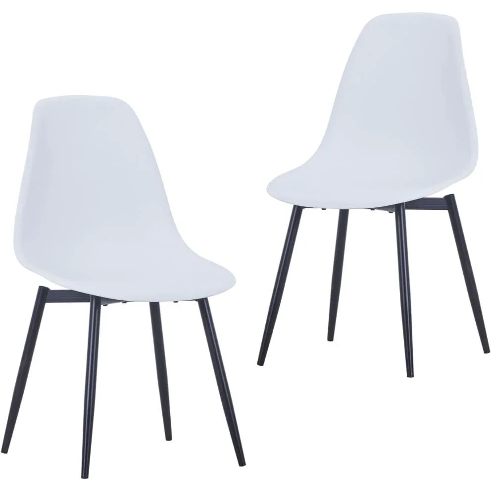Esstischstühle 2tlg. PP weiß - 1