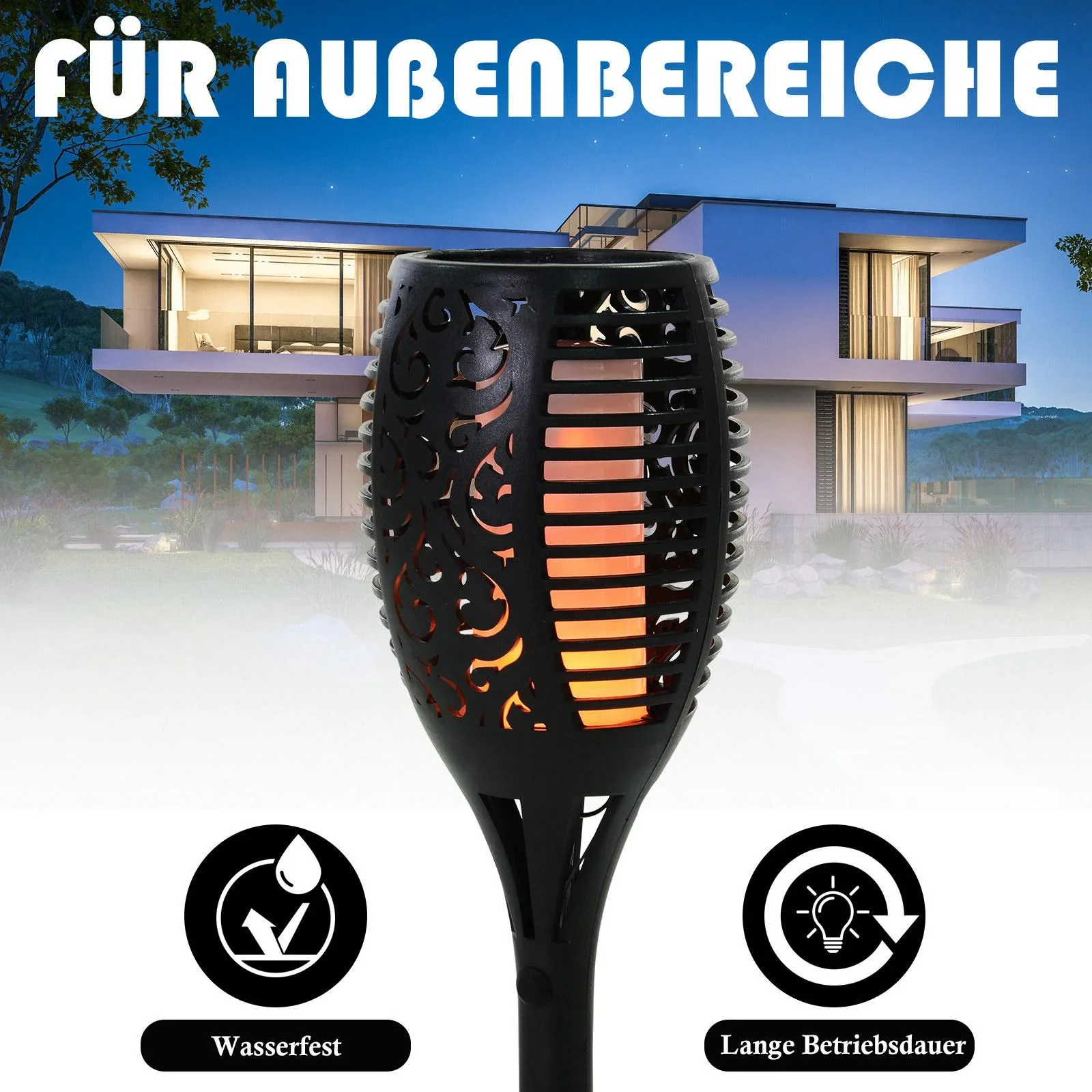 Solarleuchte im 4er-Set - 2