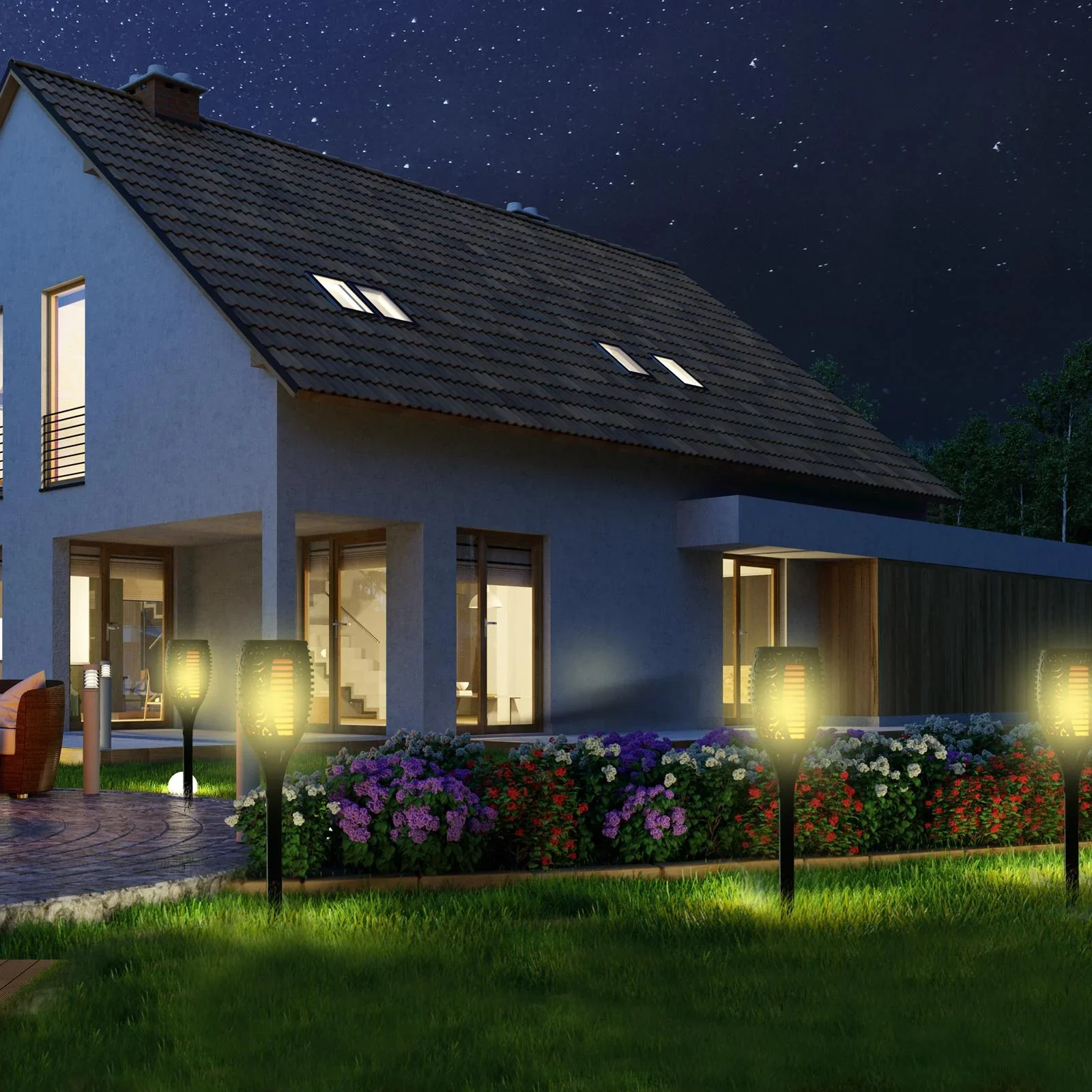 Solarleuchte im 4er-Set - 6