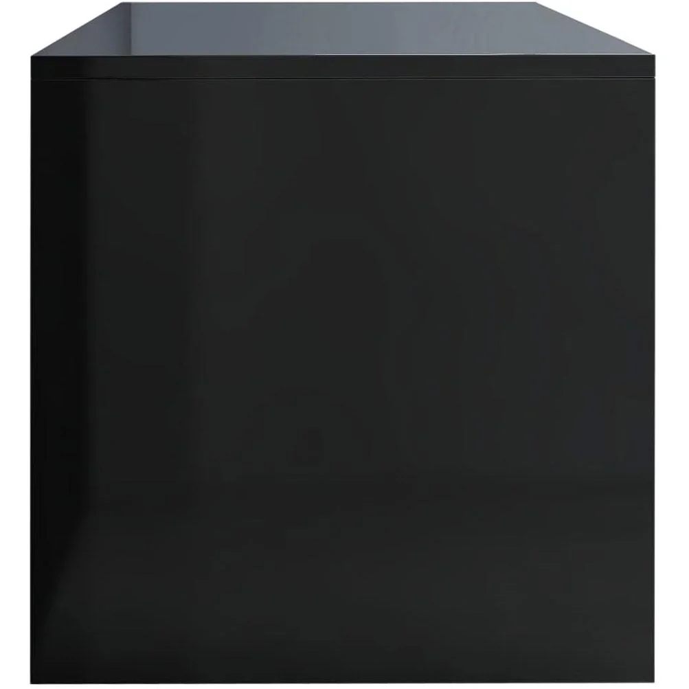 TV-Schrank 120x40x40 cm Spanplatte Hochglanz schwarz - 4