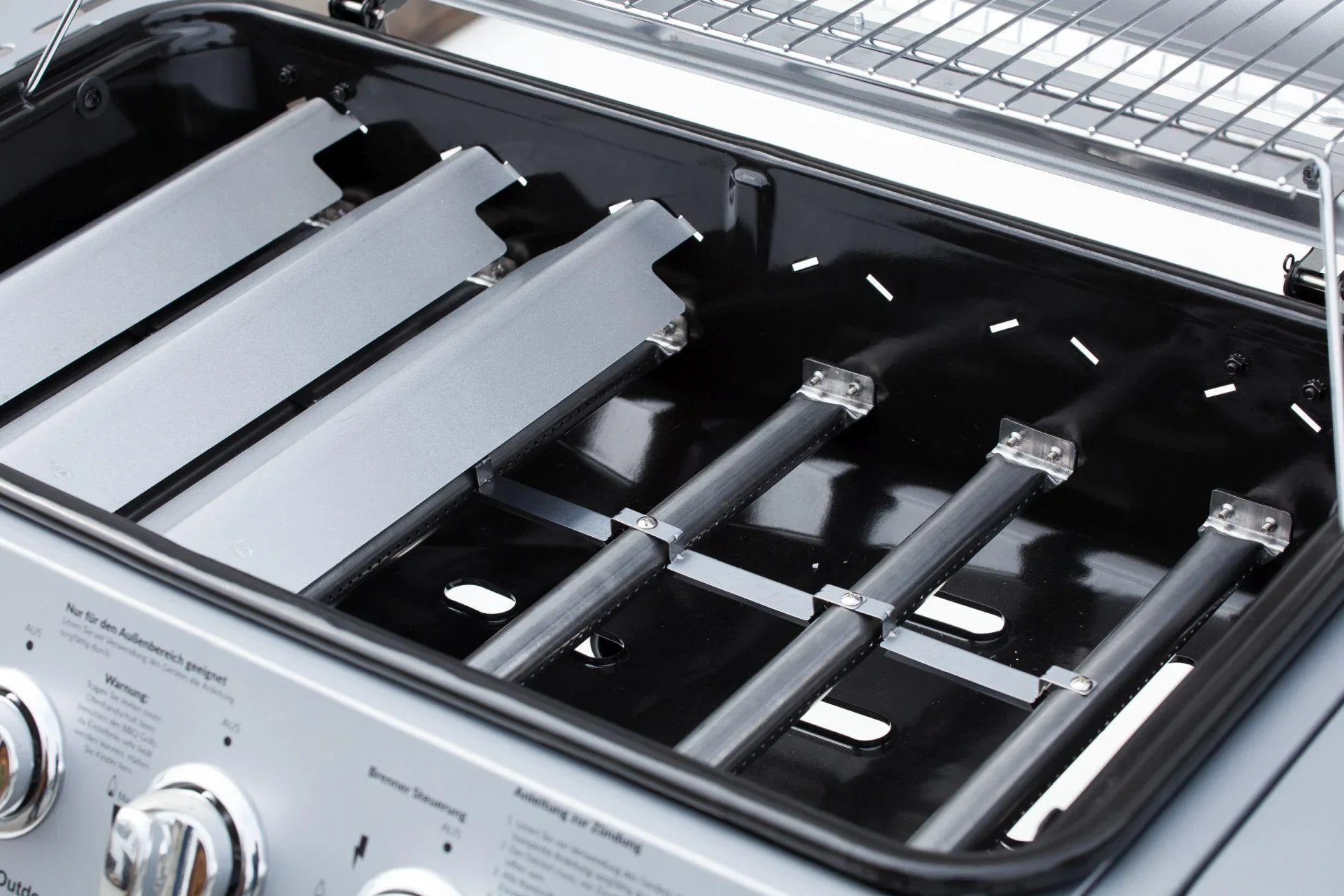 Gasgrill "Dayton" 4 Hauptbrenner + 1 Seitenbrenner, silber - 3