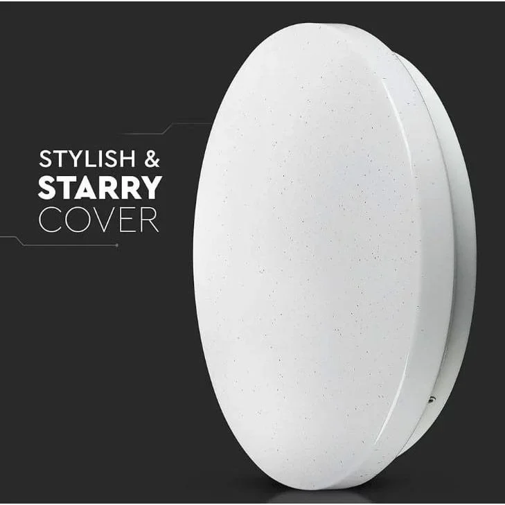 VT-8412-S LED-Deckenleuchte mit Sternabdeckung - 12W - 1200 Lumen - 6