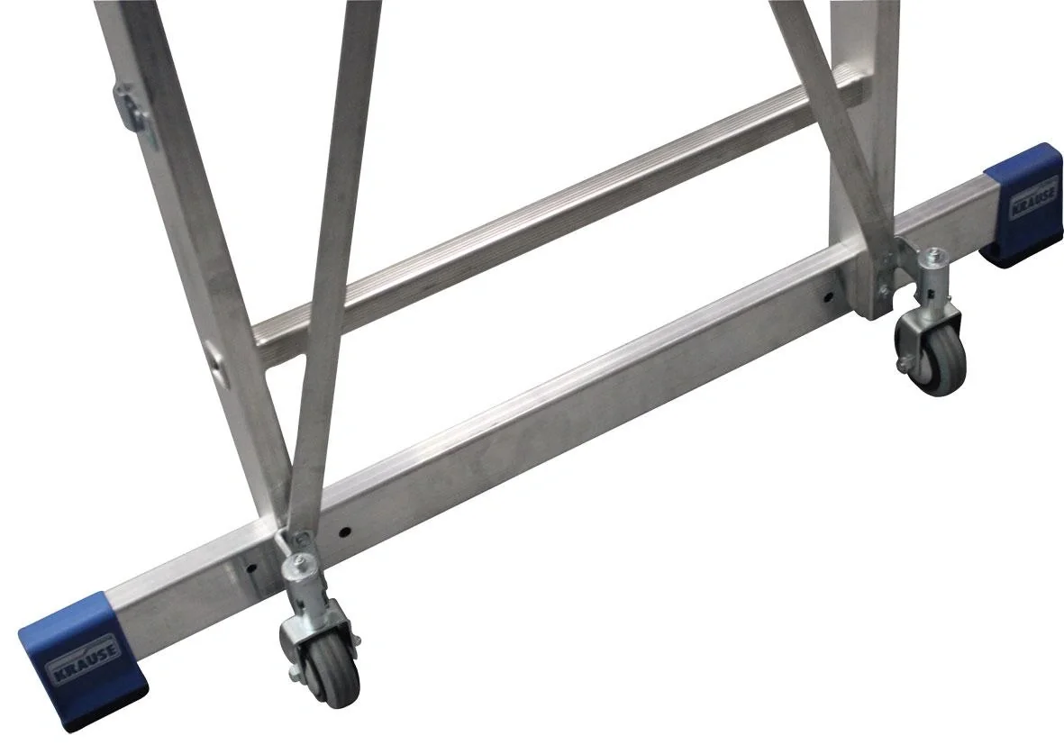 Stufen- Stehleiter m. großer Standplattform, 12 Stufen - 3