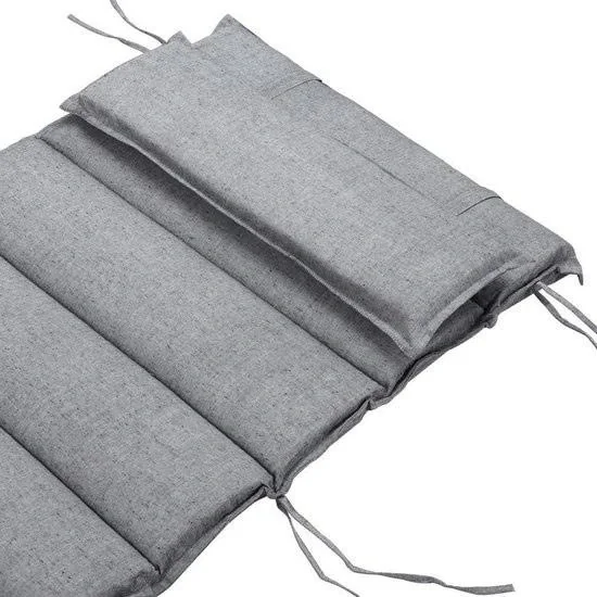 Kissen Sonnenliege - Grau gesprenkelt - 177x58x7 - 5