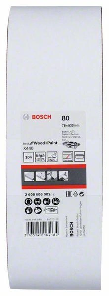 Schleifband-Set, X440 75 x 533 mm, 10 Stück - 6