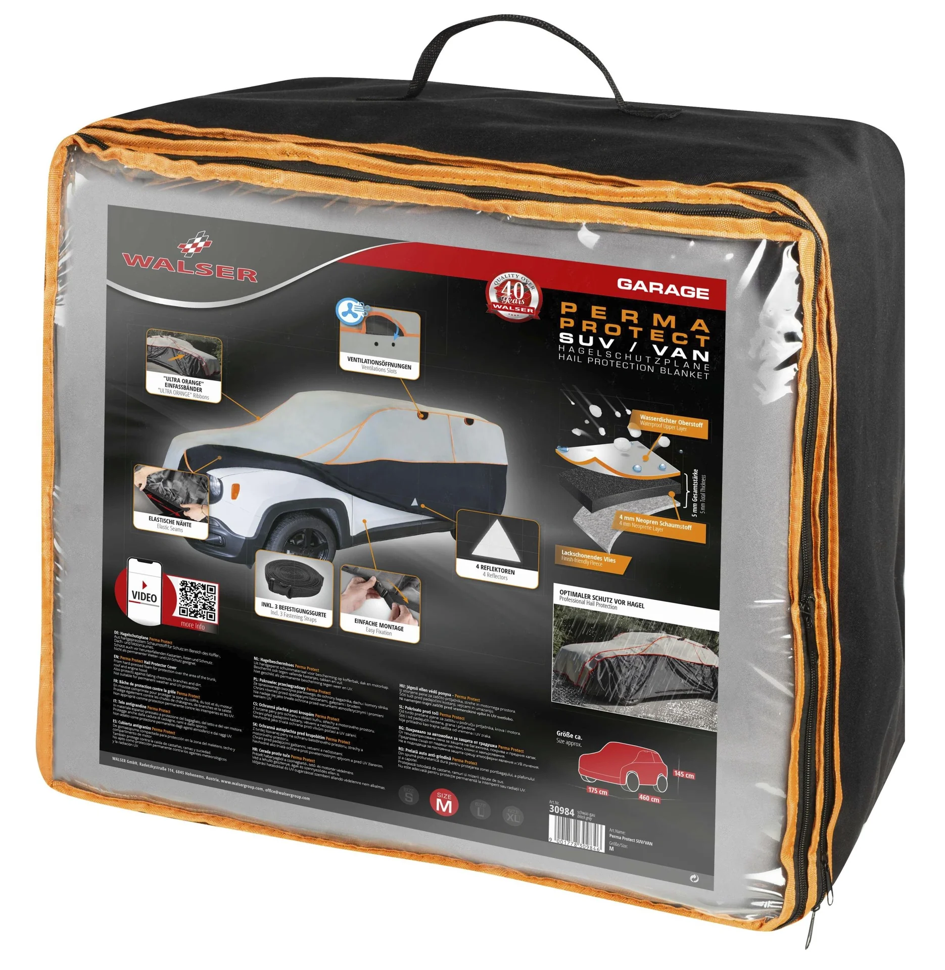 Hagelschutz Perma Protect SUV - Größe M - 460x175x145cm - 8