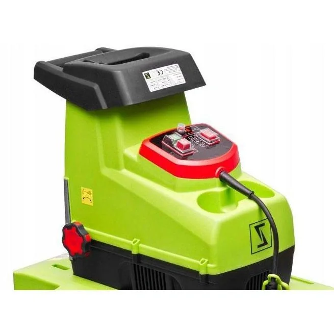 Schredder - 2800W - 60L Auffangbehälter - Ø44 cm - 6