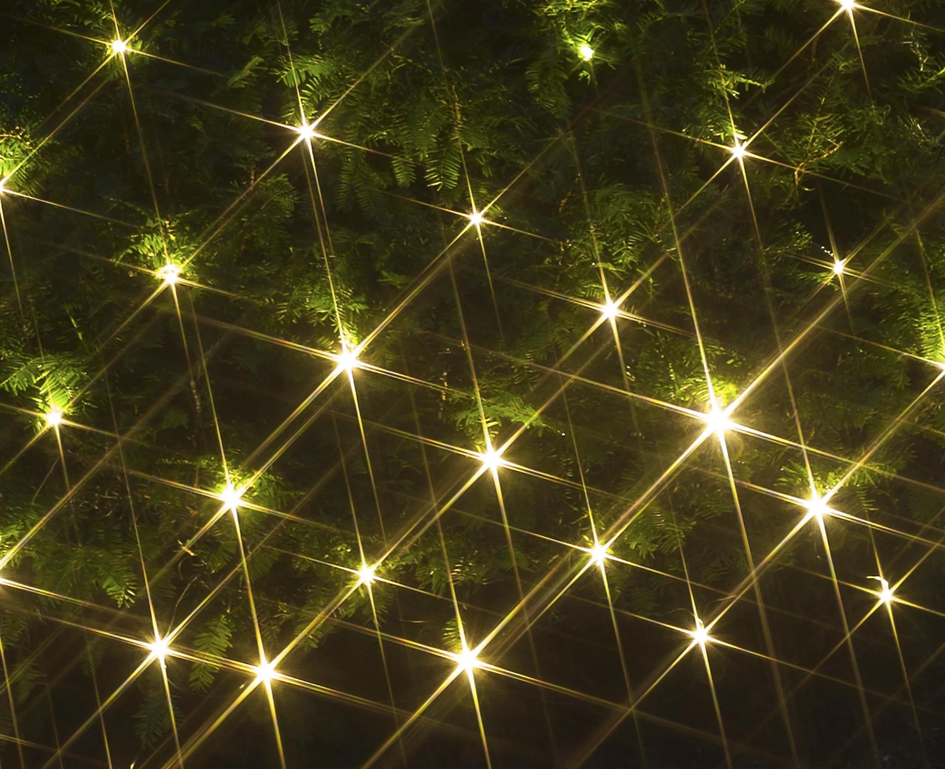 Batteriebetriebenes Lichternetz mit 200 warmweißen LEDs, 3 x 3 Meter - 2