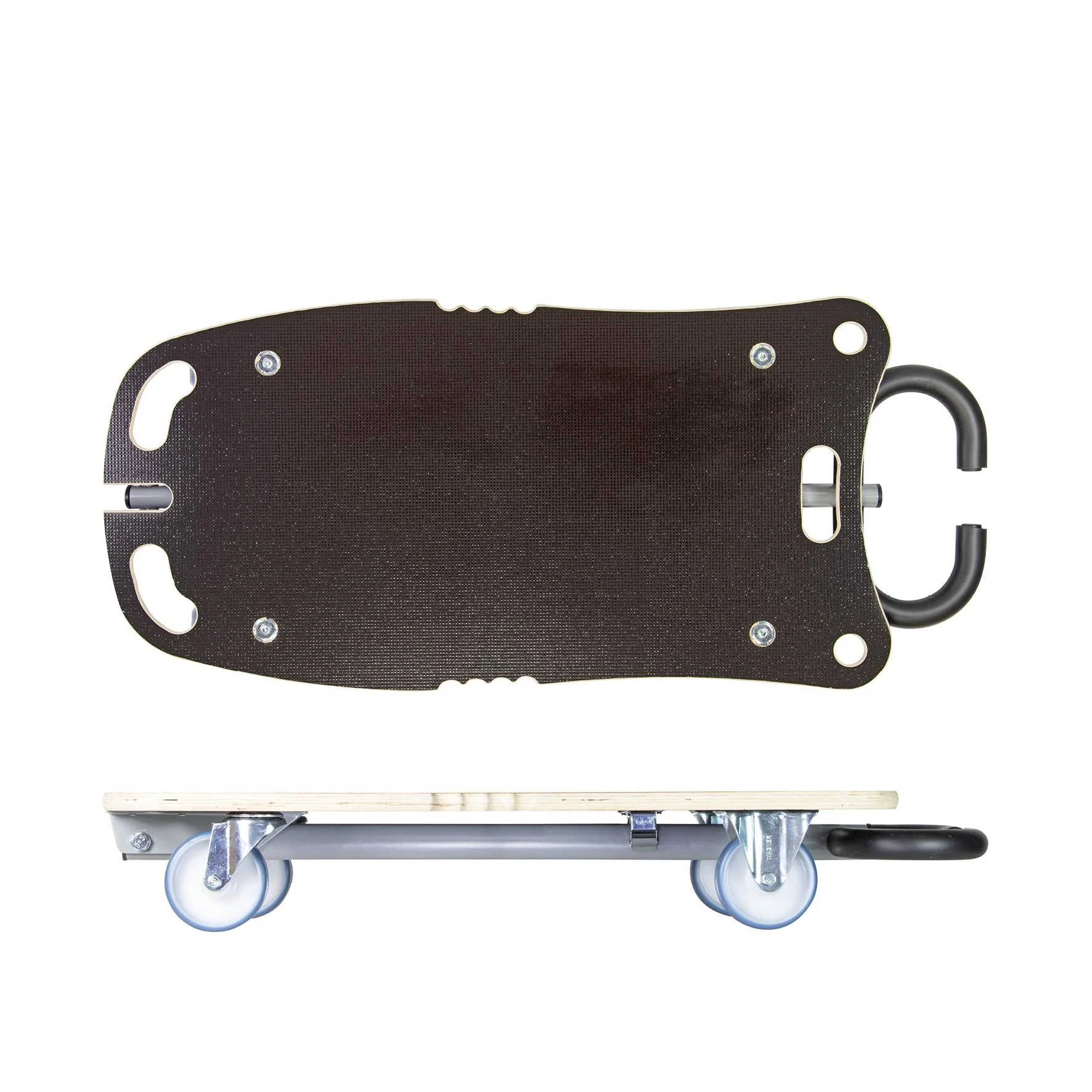 Transporthilfe MM 1187, 80 x 40 x 14,5 cm, softe Rollen Ø 100 mm, Rollenlager, Multiplex FSC®, Tragkraft 300 kg - 9