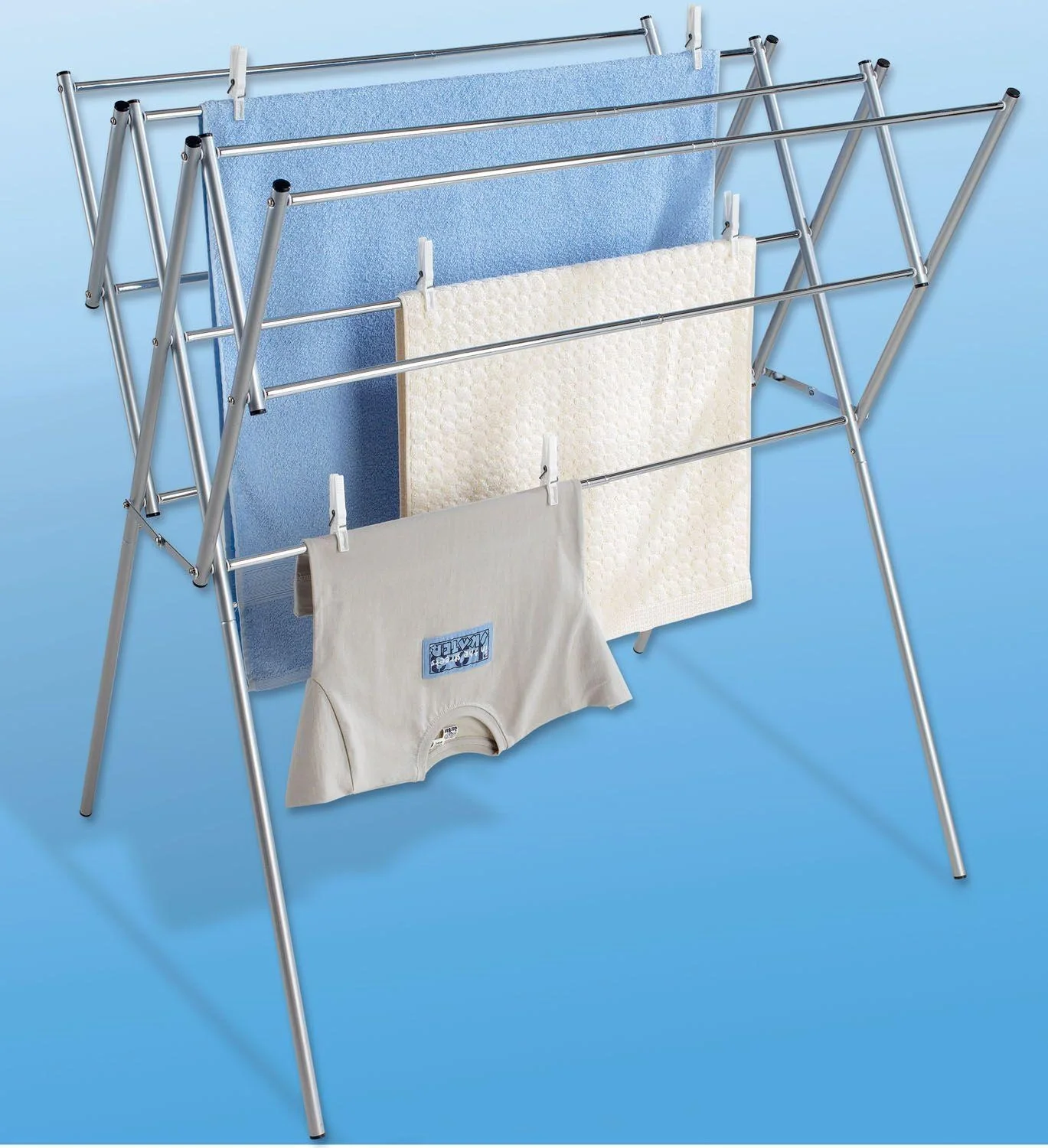 Teleskop Wäschetrockner aus Edelstahl - 3