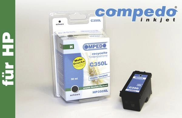 Druckerpatrone für HP 350XL/CB336EE schwarz - 3