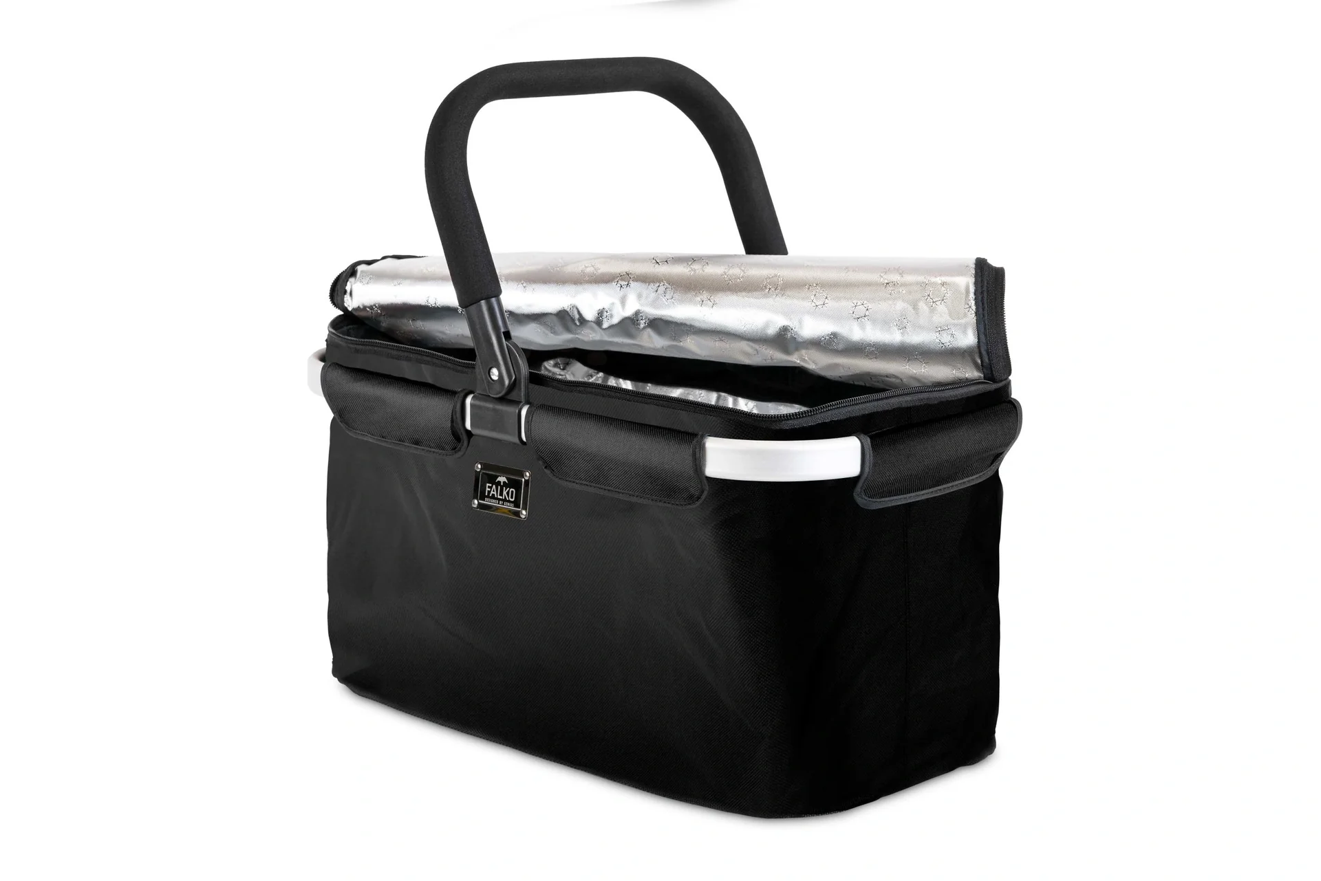 Thermo-Einkaufskorb "Falko", Schwarz, uni, 25 Liter - 1