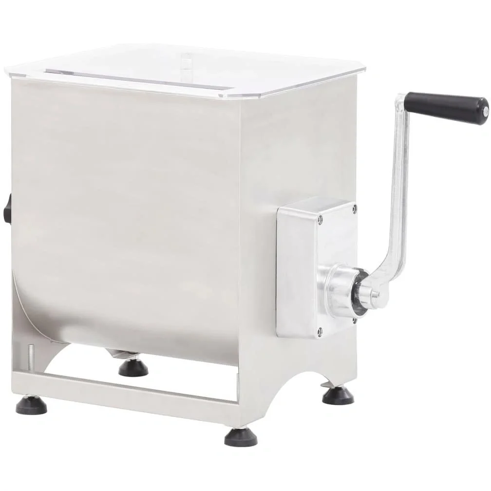 Fleischwolf mit Schüssel 44 L Edelstahl silberfarbig - 3