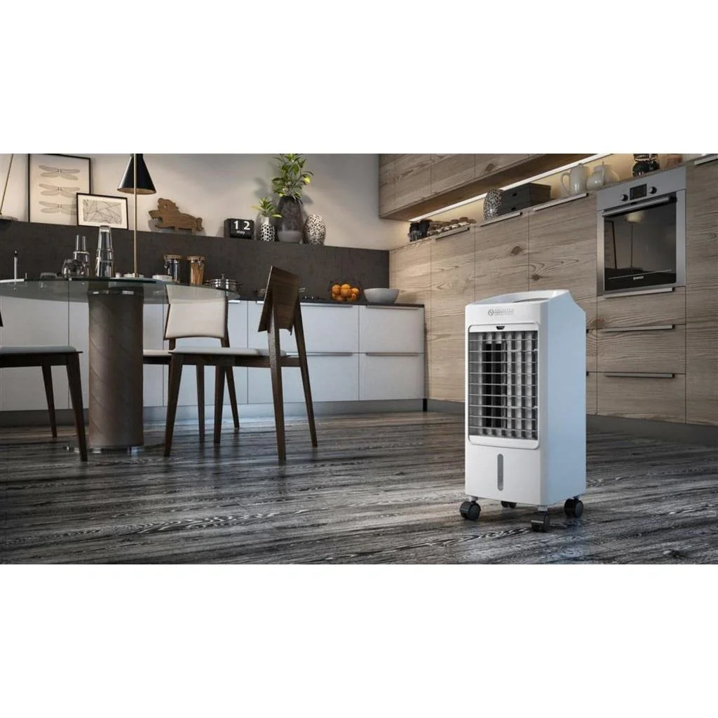Olimpia Splendid Peler 4D - Luftkühler inkl. Zeitschaltuhr und Fernbedienung 75 Watt 4 L max. 20 m² mit Freihandgebläse - 4