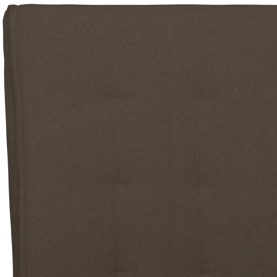 Esszimmerstühle 2 Stück Stoff braun - 1