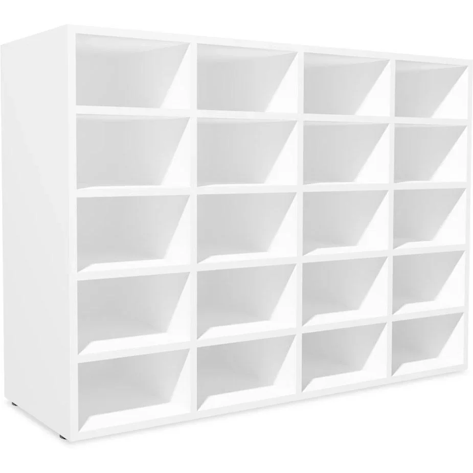 Schuhregal 92x30x67,5 cm Spanplatte weiß - 2