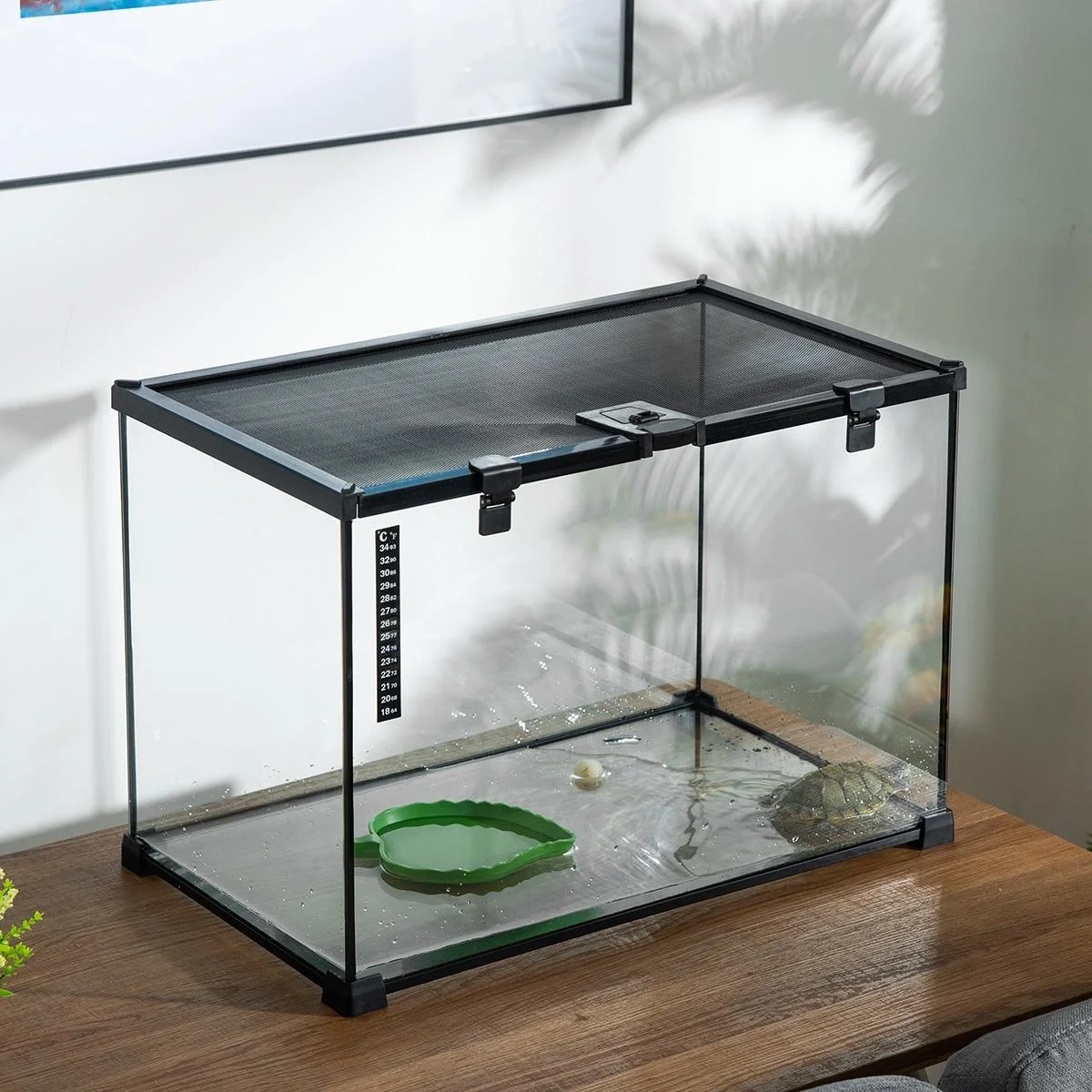 Terrarium für Reptilien 50 cm x 30 cm x 35 cm - 4