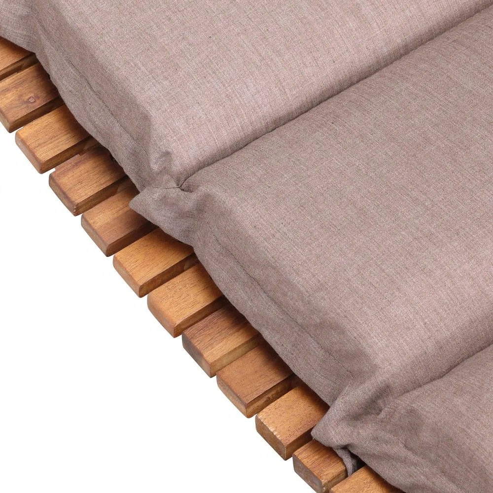 Kissen Saunaliege - Creme gesprenkelt - 183x56x7 cm - 2