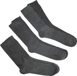 Komfort Socken, 3er Set, je 1 x grau/ anthrazit/ marine, Gr. 39-42 - 4