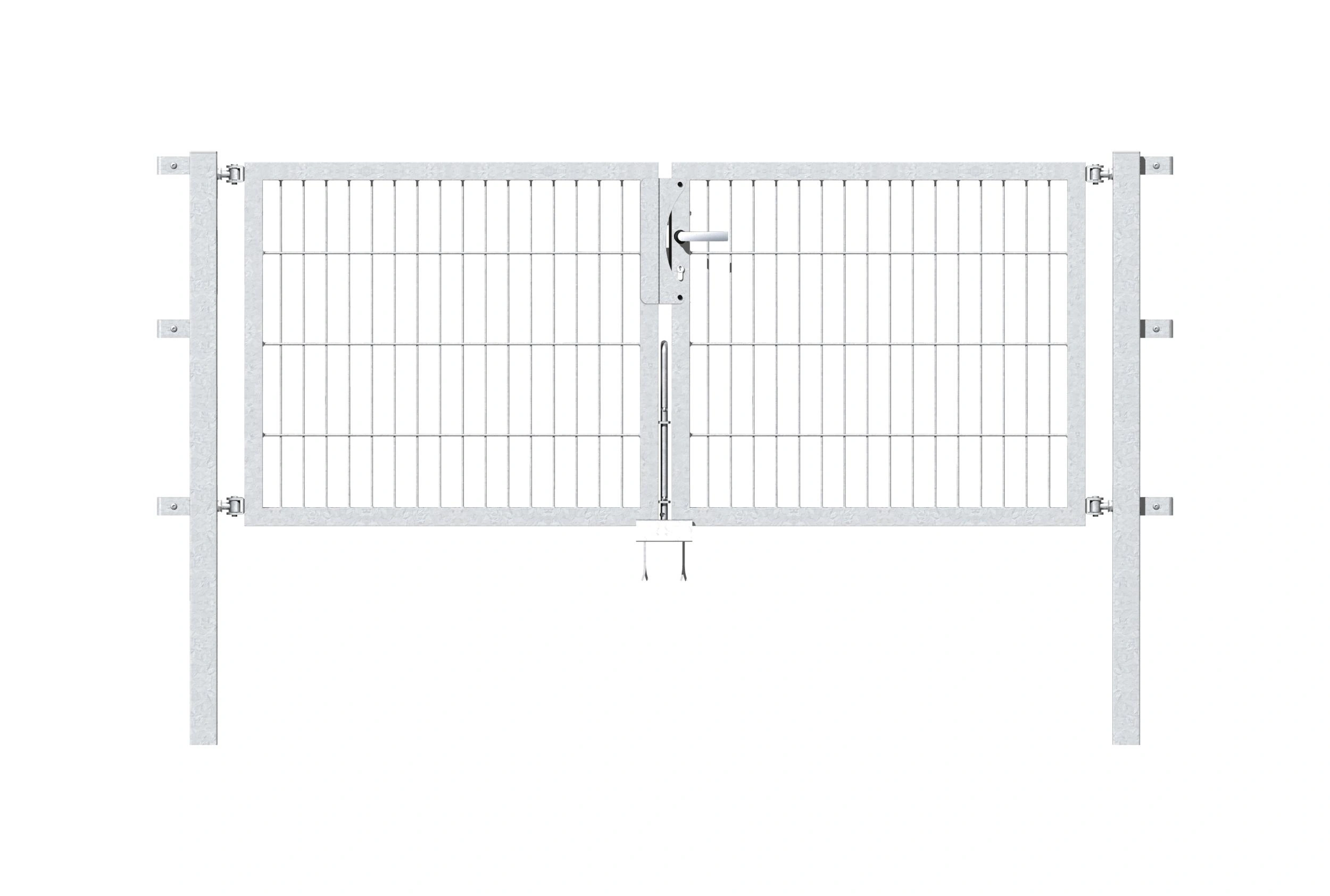 Doppeltor Flexo mit Zubehör, feuerverzinkt, Breite 200 cm, Höhe 80 cm, PF 60x60 cm - 2
