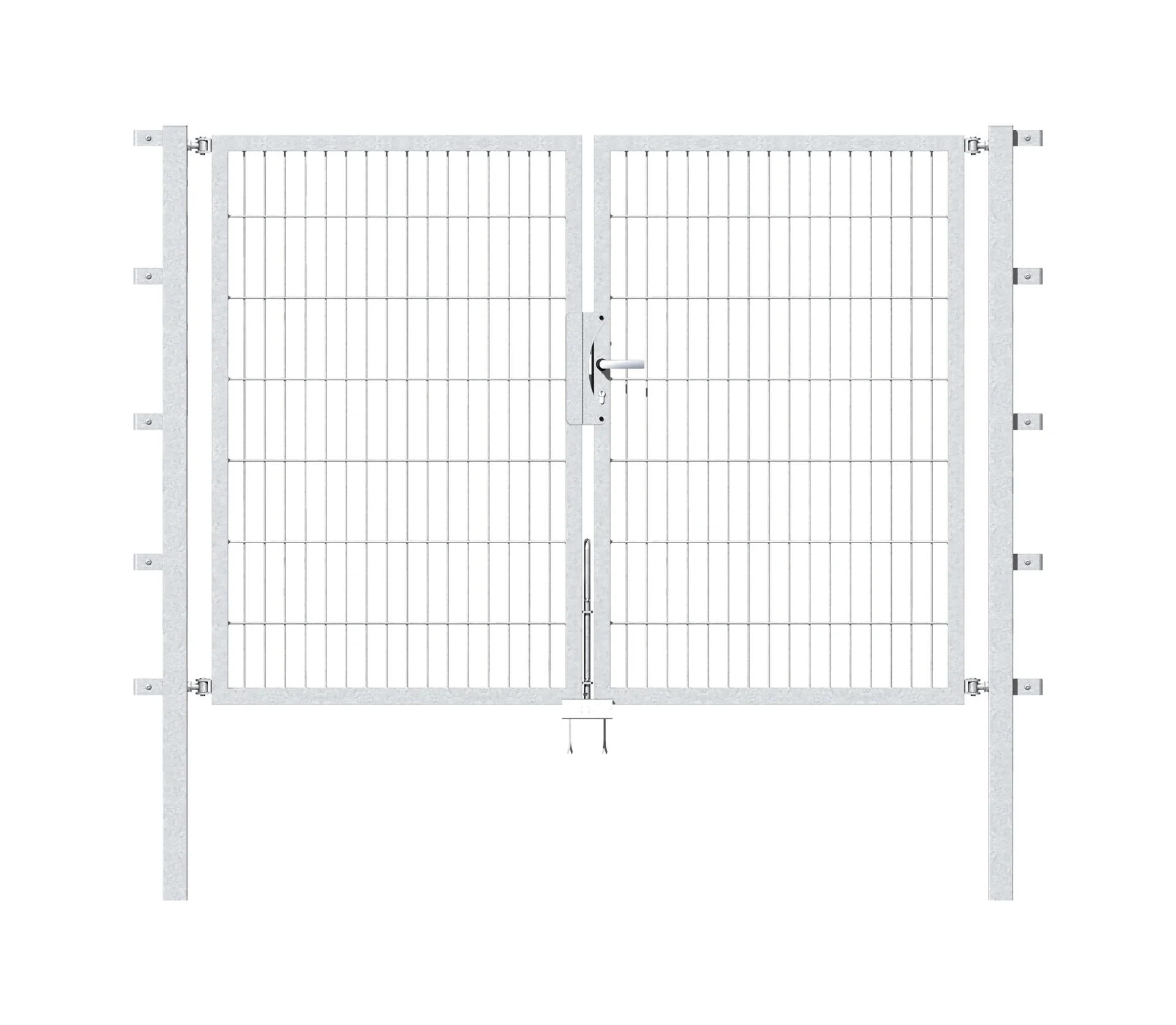 Doppeltor Flexo mit Zubehör, feuerverzinkt, Breite 200 cm, Höhe 140 cm, PF: 60x60 cm - 3
