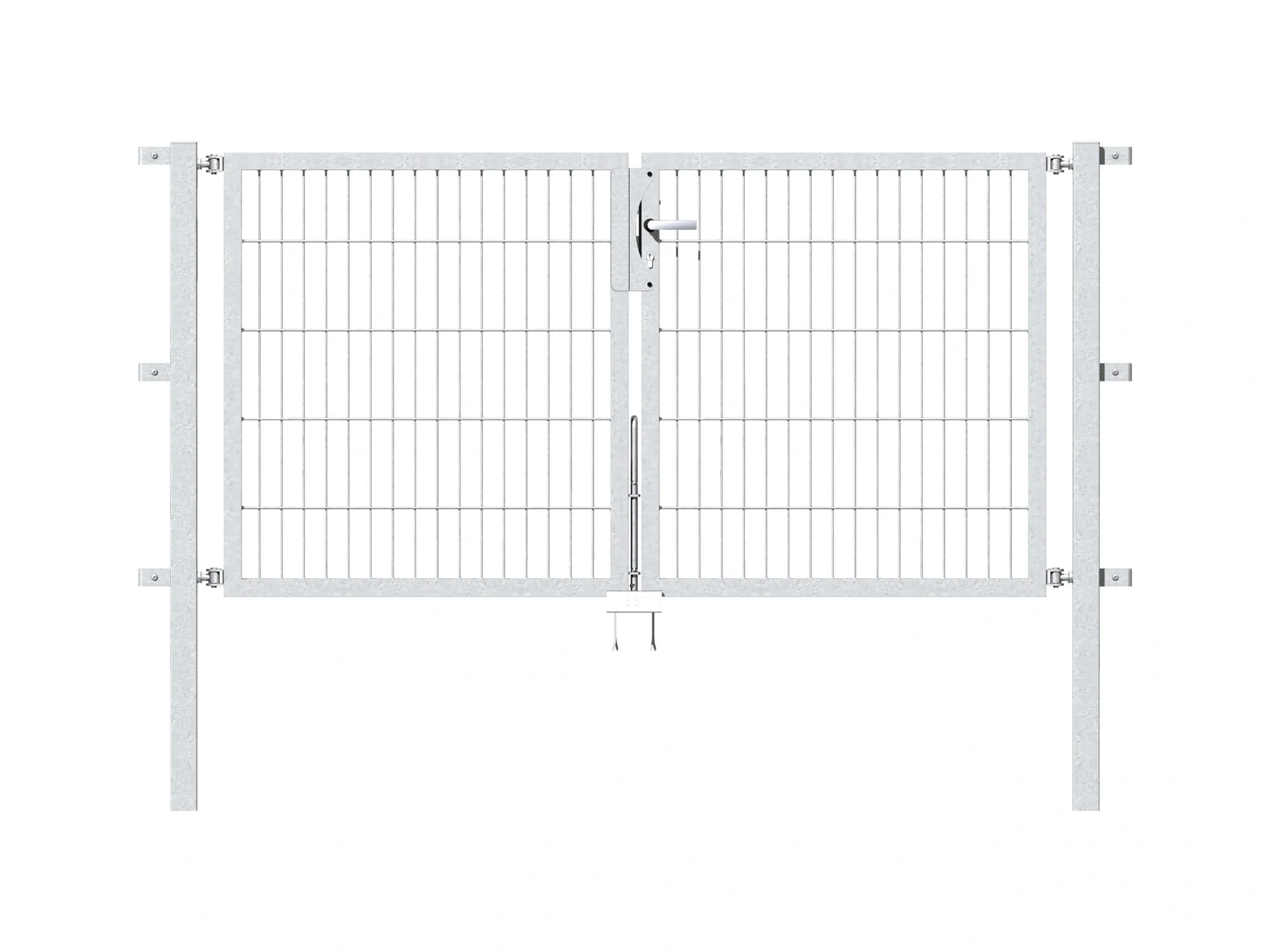 Doppeltor Flexo mit Zubehör, feuerverzinkt, Breite 200 cm, Höhe 100 cm PF 60x60 cm - 3